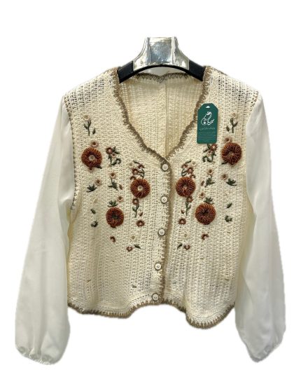 قلاب بافی آستین حریر اورجینال ترک کد 1160