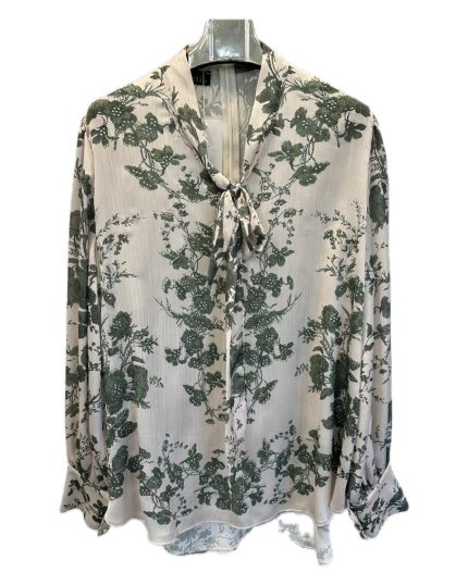 شومیز ملین طرح برگ کدمحصول:۱۱۱۰۵